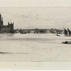 James McNeill Whistler — Старый Вестминстерский мост, с шестнадцати гравюр (Кеннеди, 39)