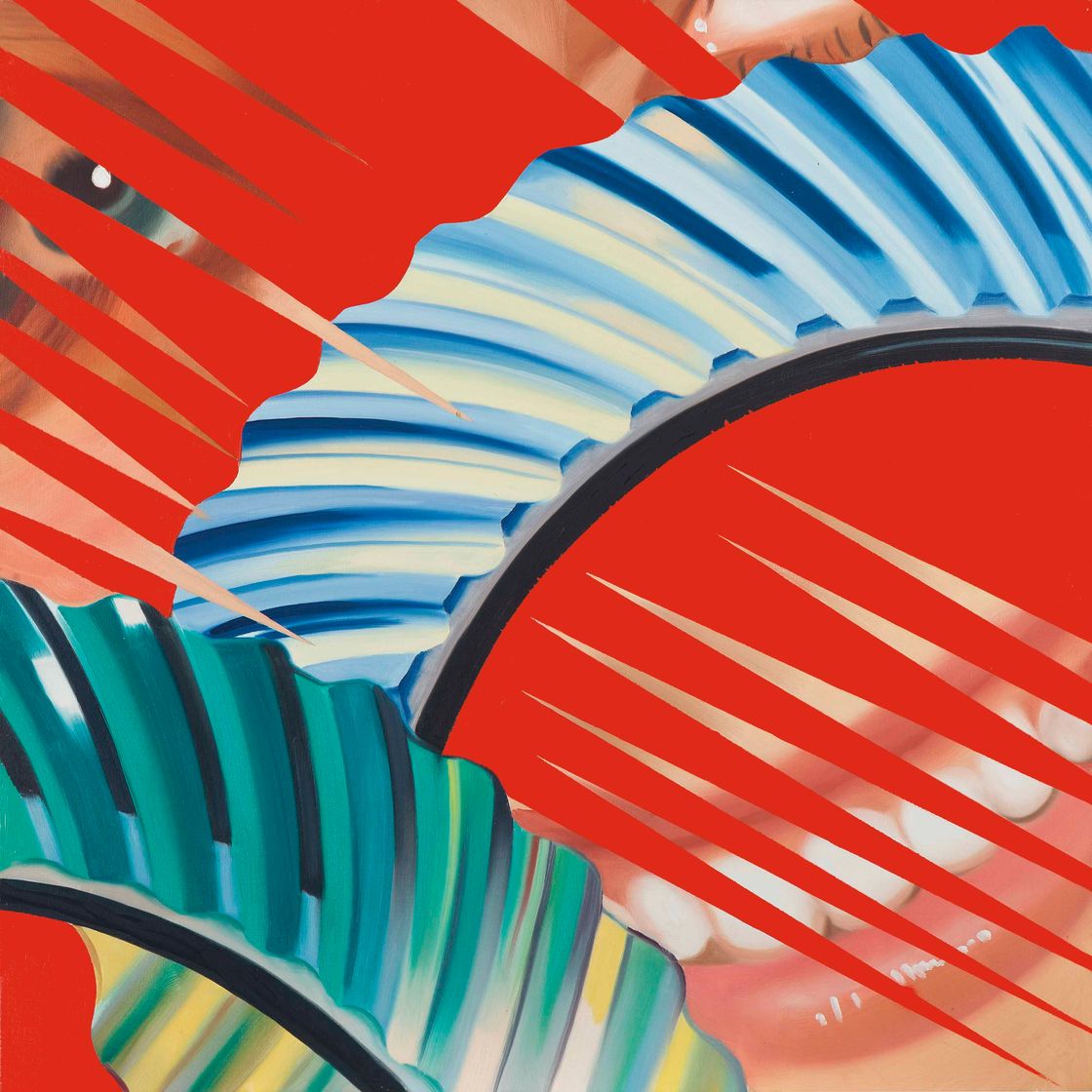 James Rosenquist — Эскиз для улыбки без трения