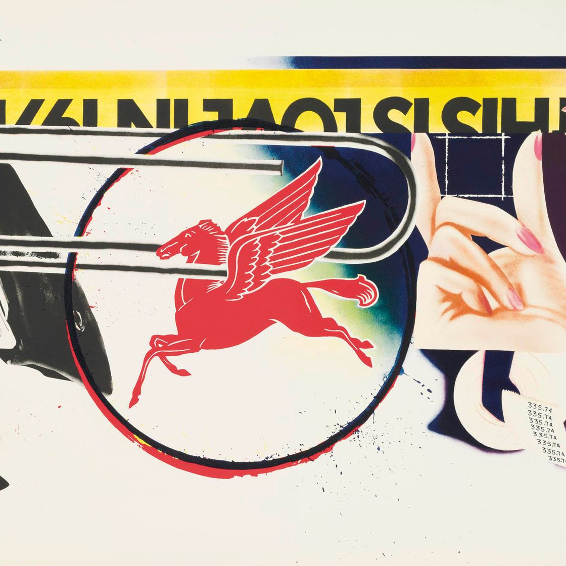 James Rosenquist — Скрепка для бумаг (Glenn 71)