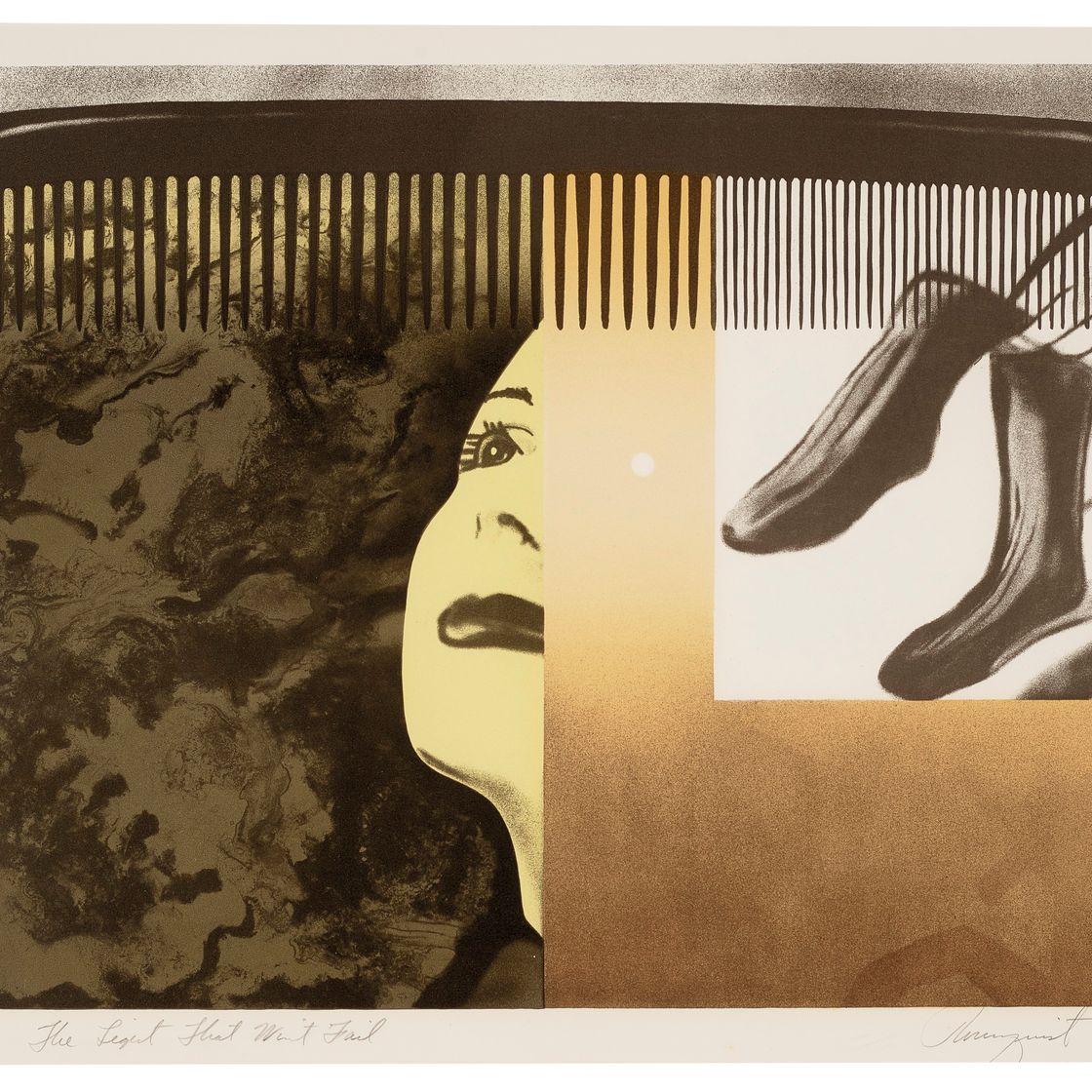James Rosenquist — Две гравюры художника, изображение 2