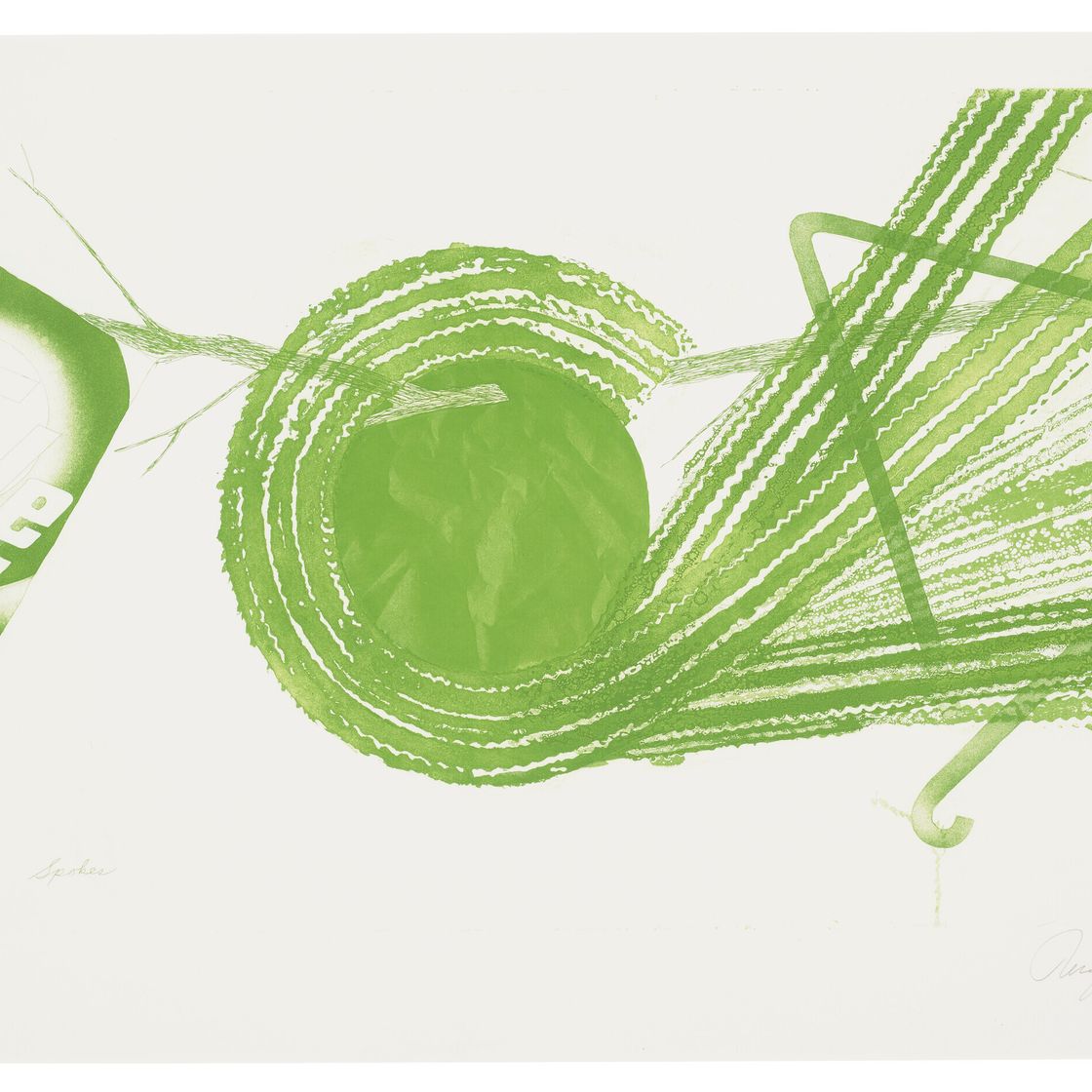 James Rosenquist — Спицы, 2-е состояние, изображение 1