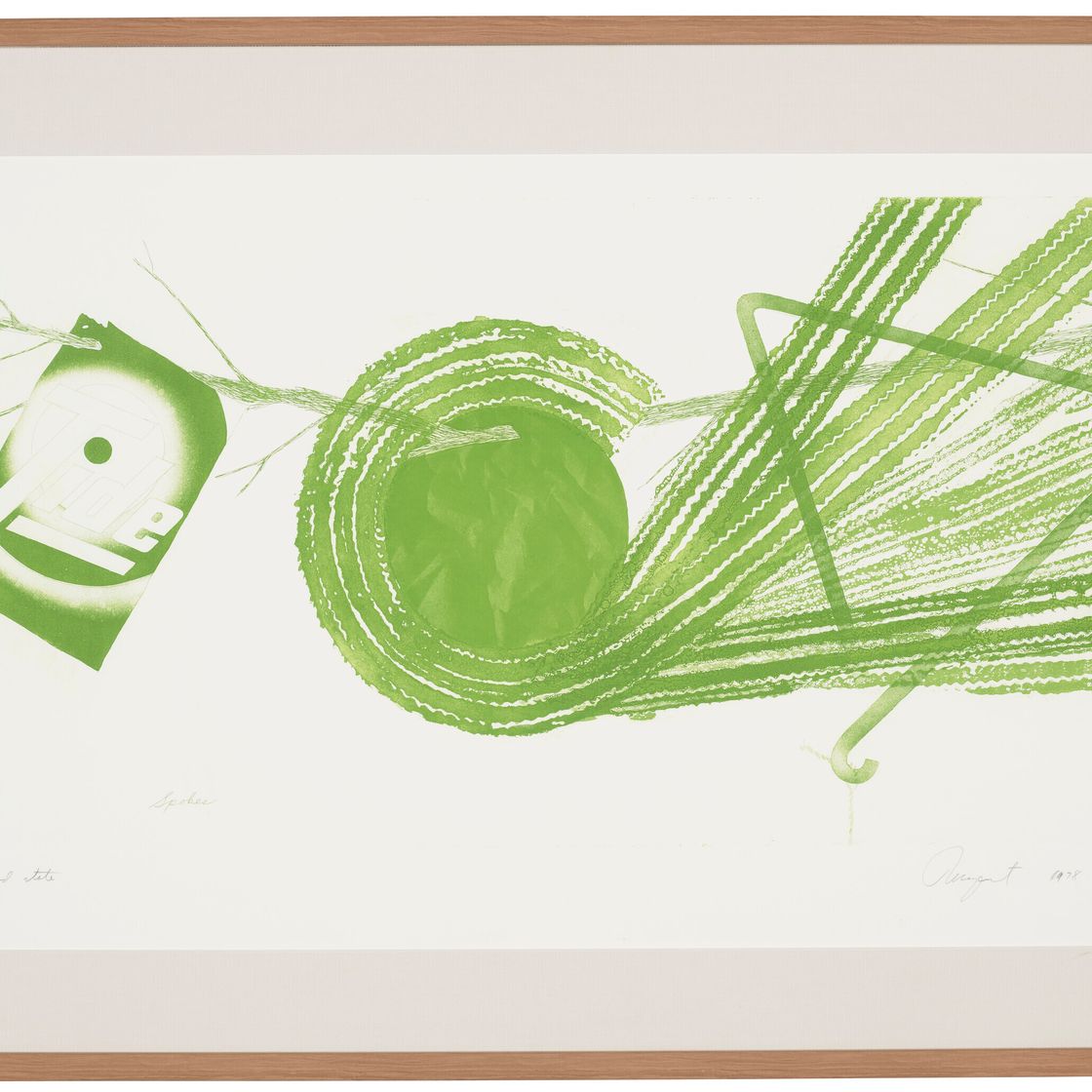 James Rosenquist — Спицы, 2-е состояние, изображение 2