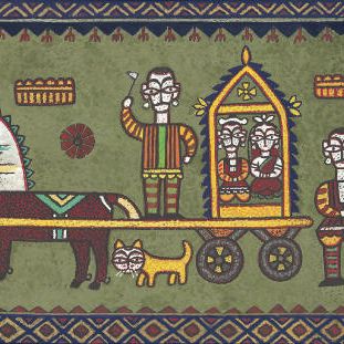 Jamini Roy — Без названия (процессия)