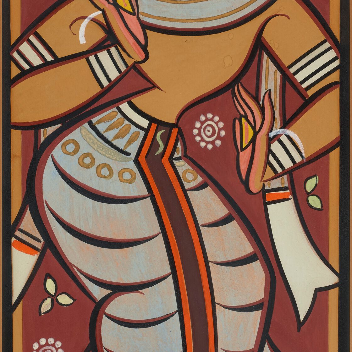 Jamini Roy — Без названия (Гопини)