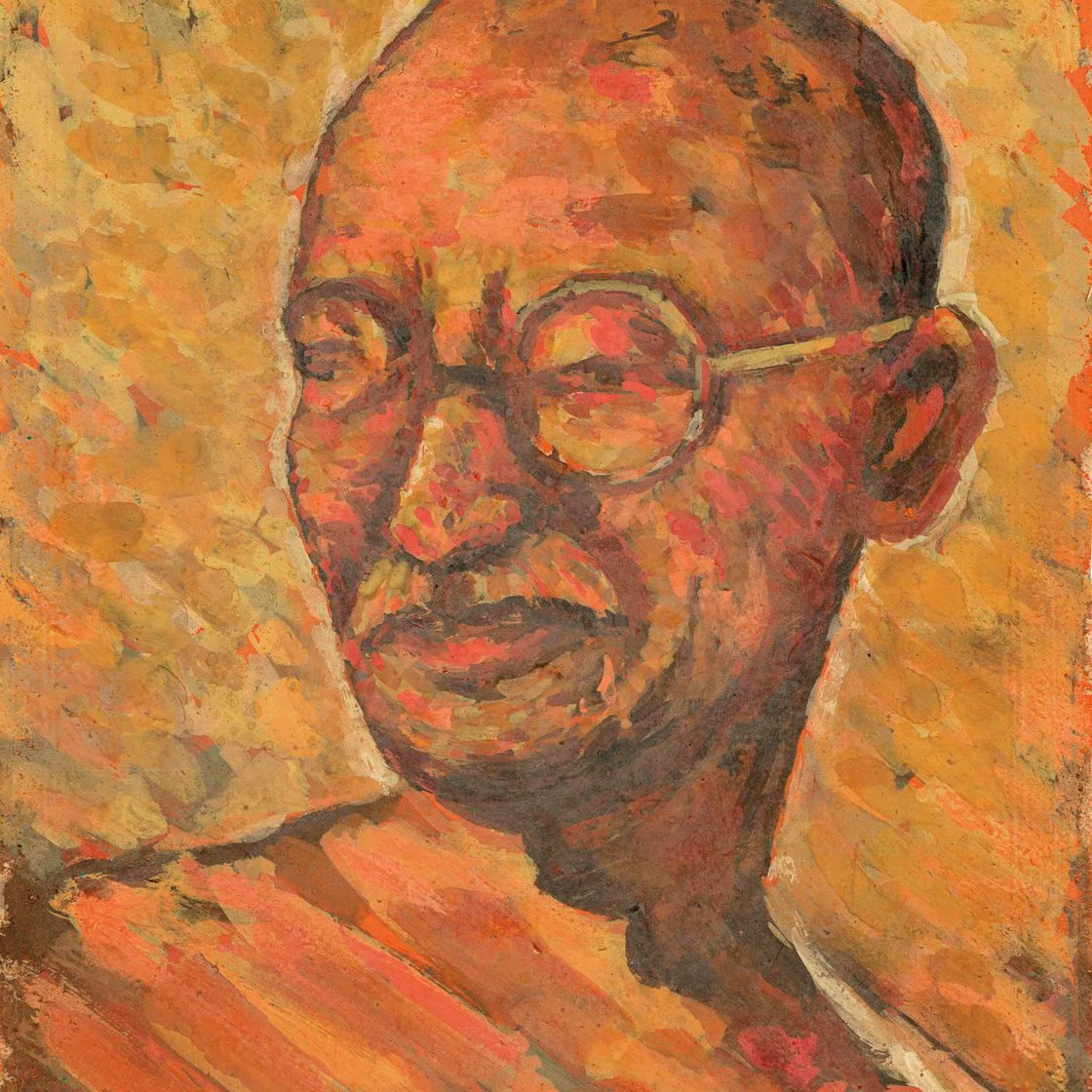 Jamini Roy — Без названия (Ганди)