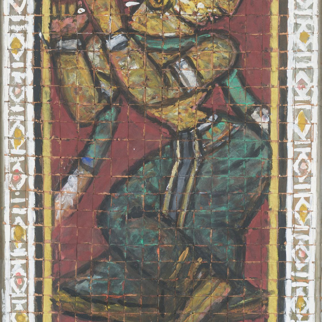Jamini Roy — Без названия (Гопини); Без названия (Учеба для Гопини), изображение 2