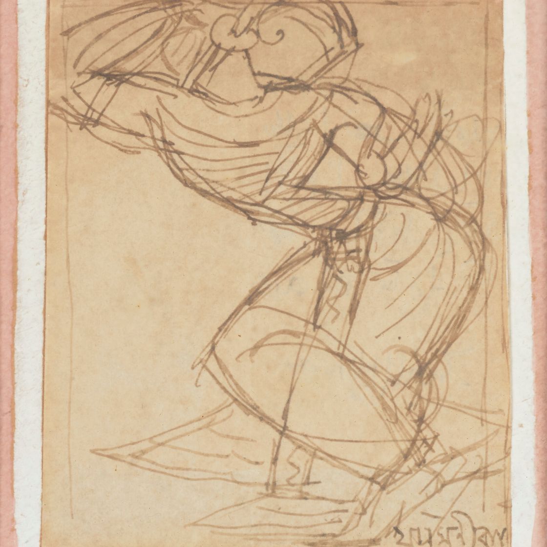Jamini Roy — Без названия (Гопини); Без названия (Учеба для Гопини), изображение 3