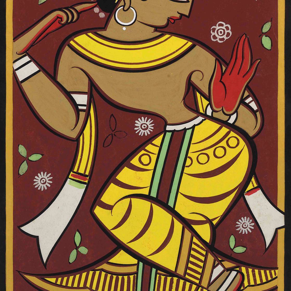 Jamini Roy — Без названия (танцовщица)