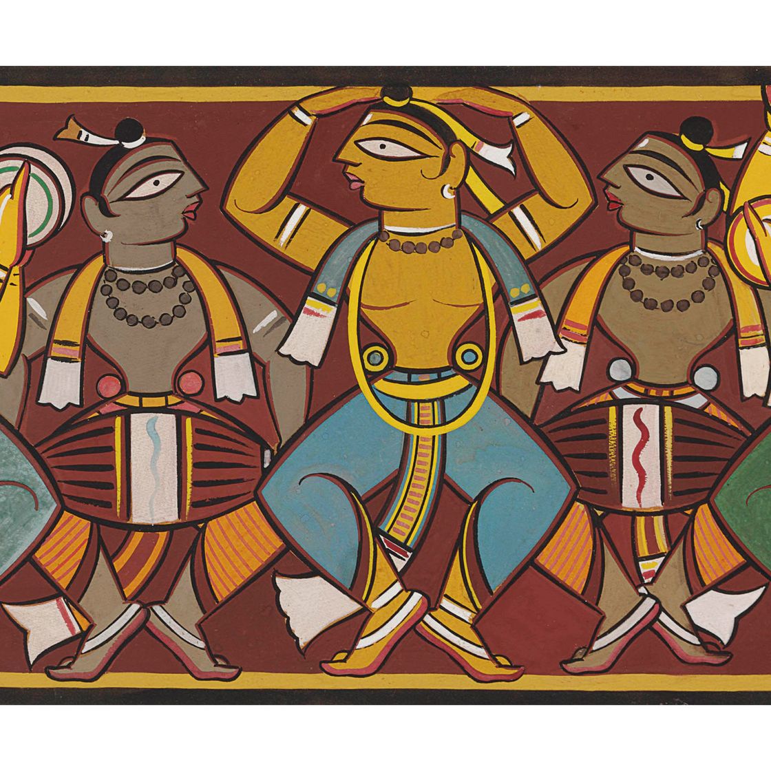 Jamini Roy — Без названия (Музыканты)