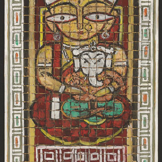 Jamini Roy — Без названия (Ганеш Джанани)