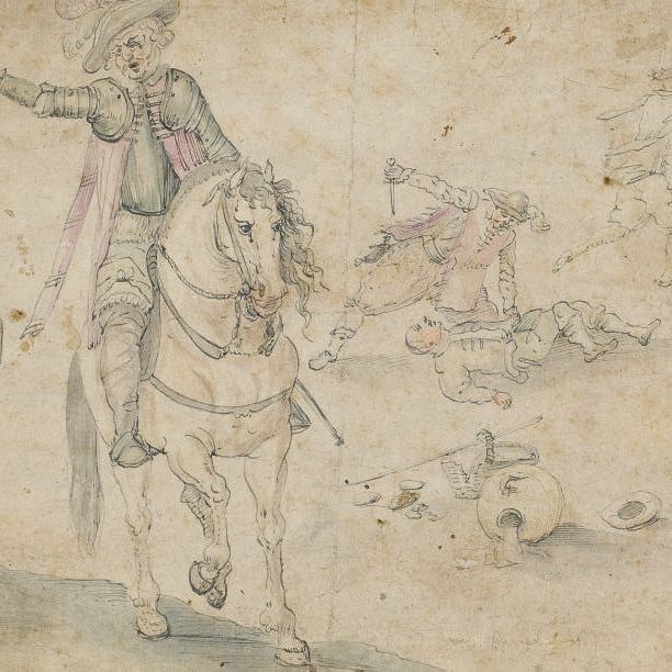 Jan I Brueghel — Он кавалер в свите наемников и наемных убийц