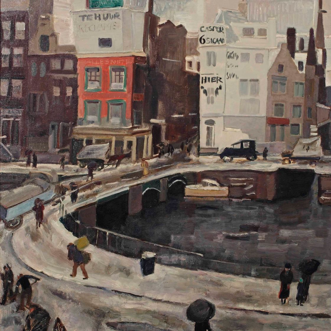Jan Sluijters — Вид на Рокин, Амстердам