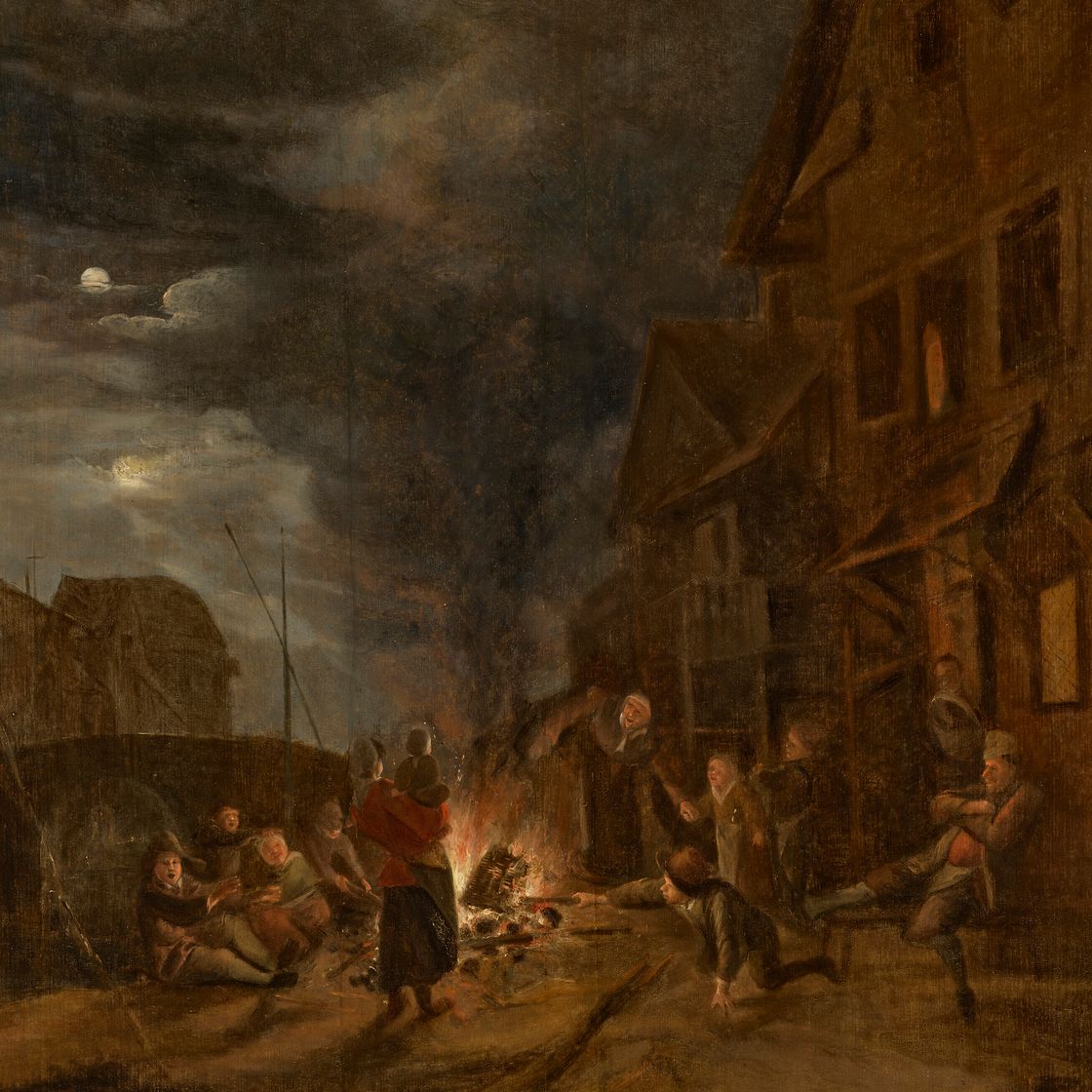 Jan Steen — Костер Святого Мартина, изображение 2