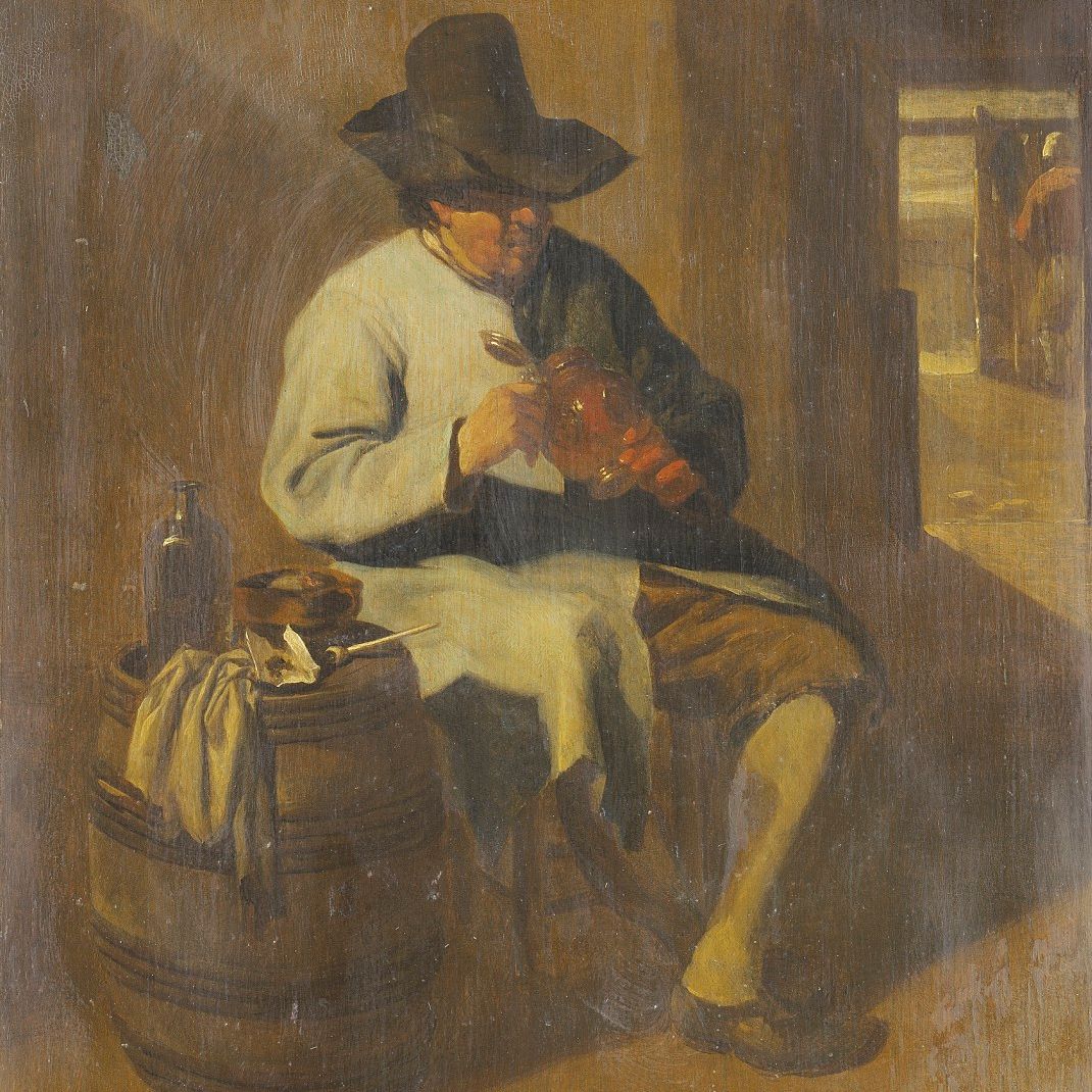 Jan Steen — Крестьянин в таверне, изображение 1