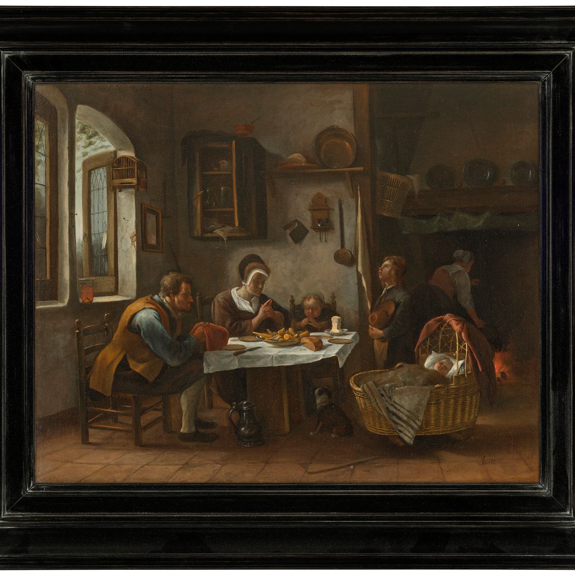 Jan Steen — Молитва перед едой, изображение 2
