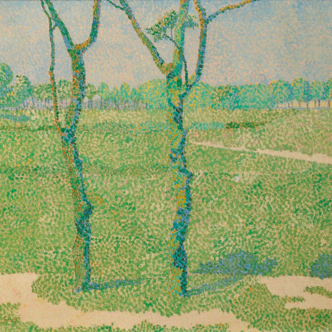 Jan Toorop — Пейзаж с деревьями