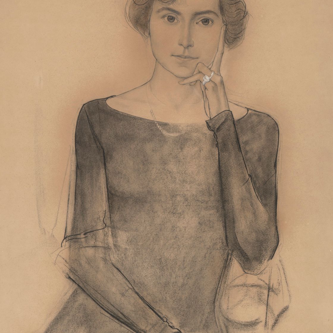 Jan Toorop — Портрет Элизабет Ле Брюн, изображение 1