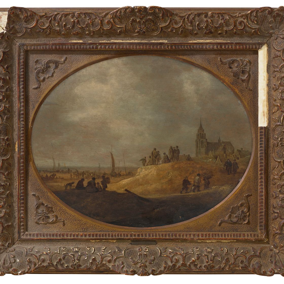 Jan van Goyen — Вид на Схевенинген с дюн