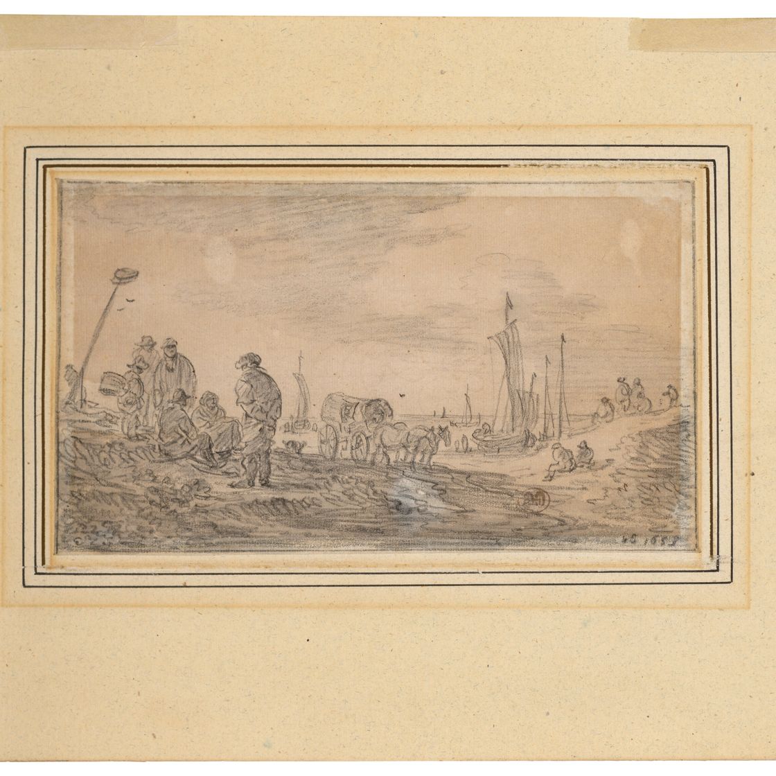 Jan van Goyen — Персонажи и вуали на границе соперничества, изображение 3