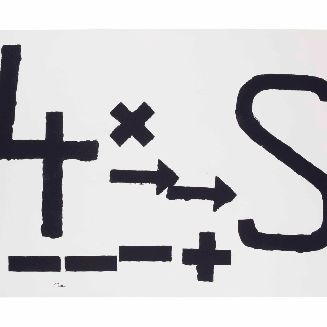 Jannis Kounellis — Без названия (de la serie "Флаги")