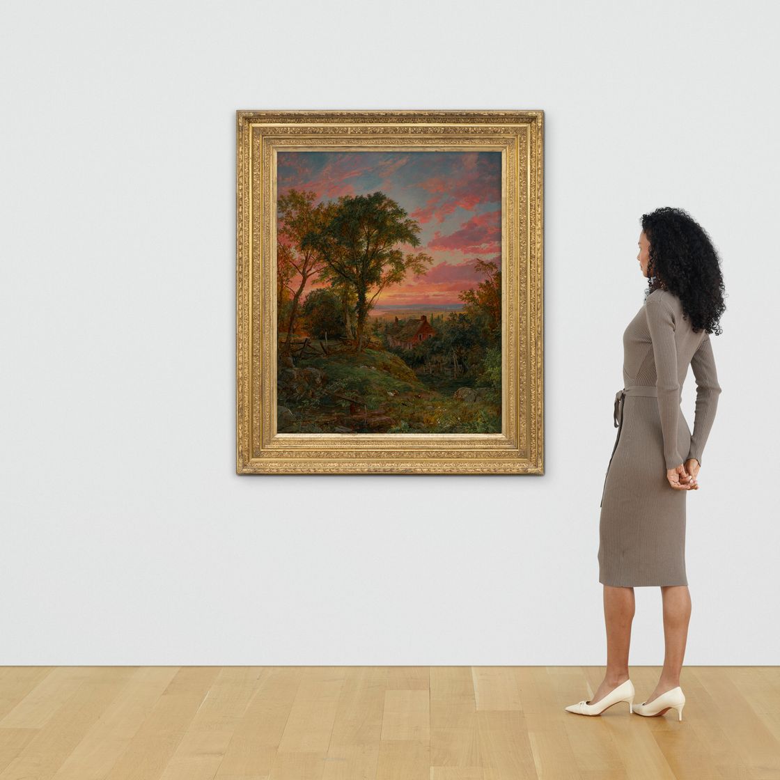 Jasper Francis Cropsey — Старый дом, Уорик, Нью-Йорк, изображение 5