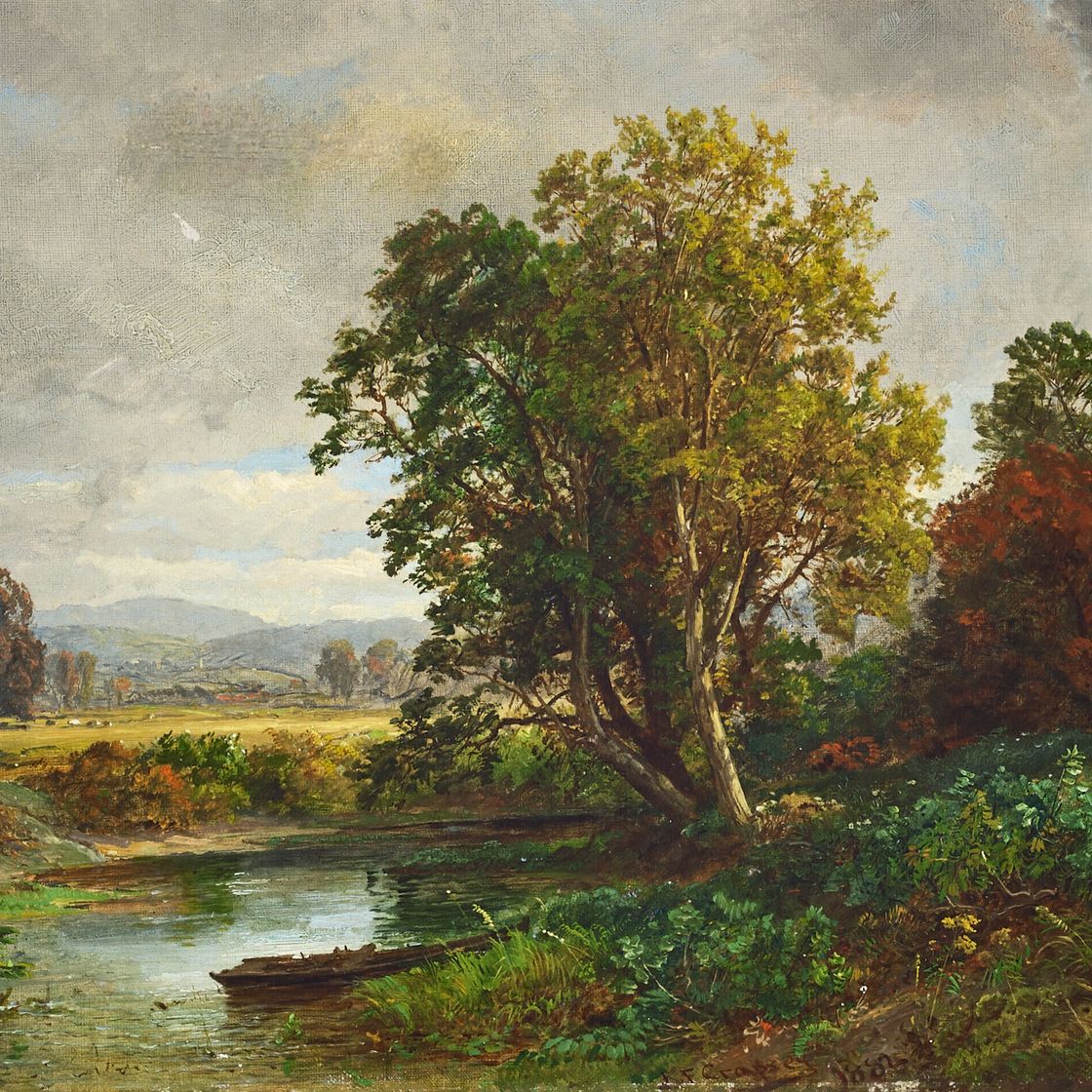 Jasper Francis Cropsey — Брошенный ялик, изображение 1
