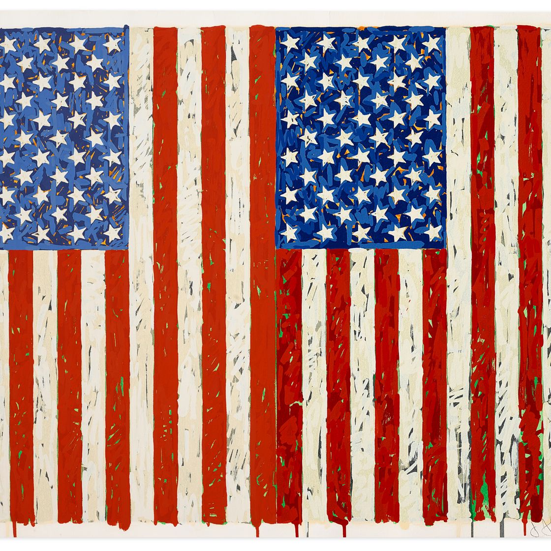 Jasper Johns — Флаги 1, изображение 1
