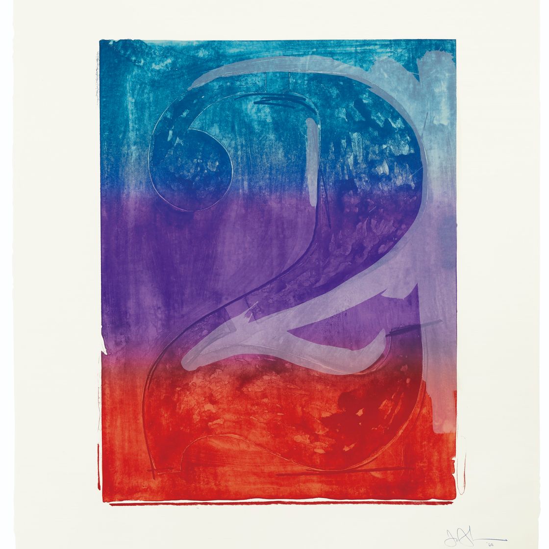 Jasper Johns — Серия цветных цифр, изображение 3
