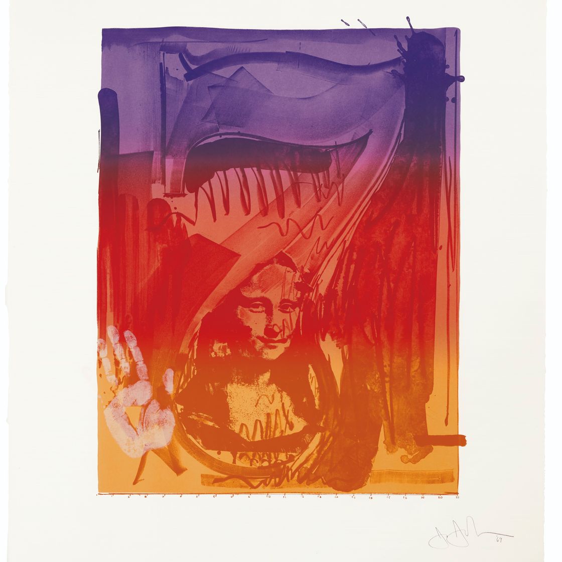 Jasper Johns — Серия цветных цифр, изображение 8