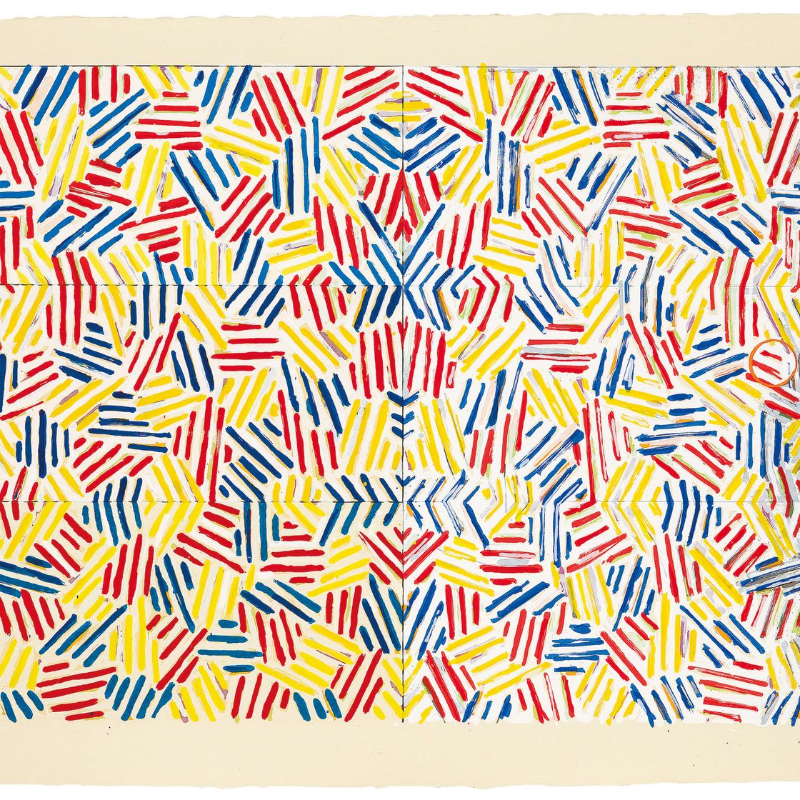 Jasper Johns — Труп и зеркало