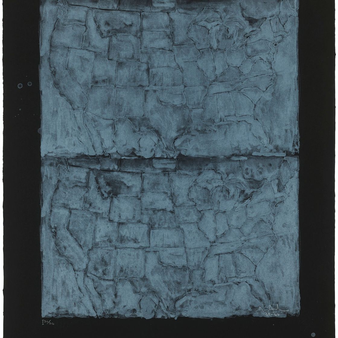 Jasper Johns — Две карты, которые я