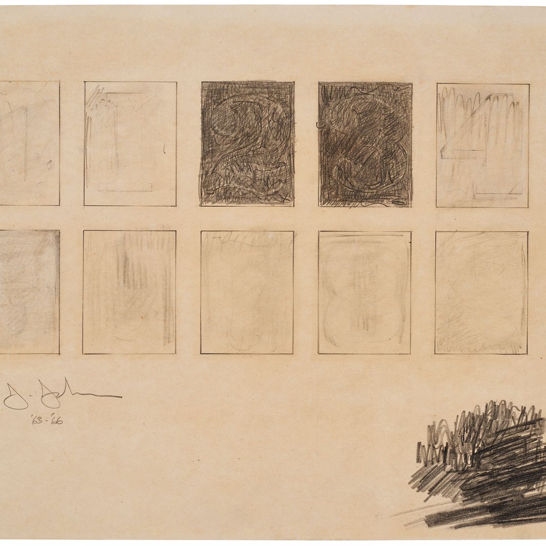Jasper Johns — 0-9