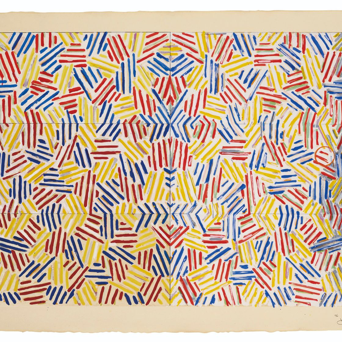 Jasper Johns — Труп и зеркало, изображение 1