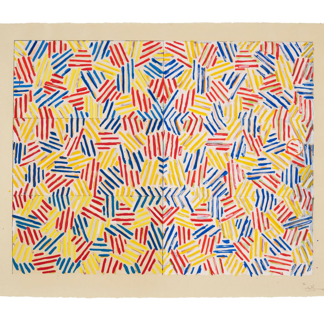 Jasper Johns — Труп и зеркало, изображение 1