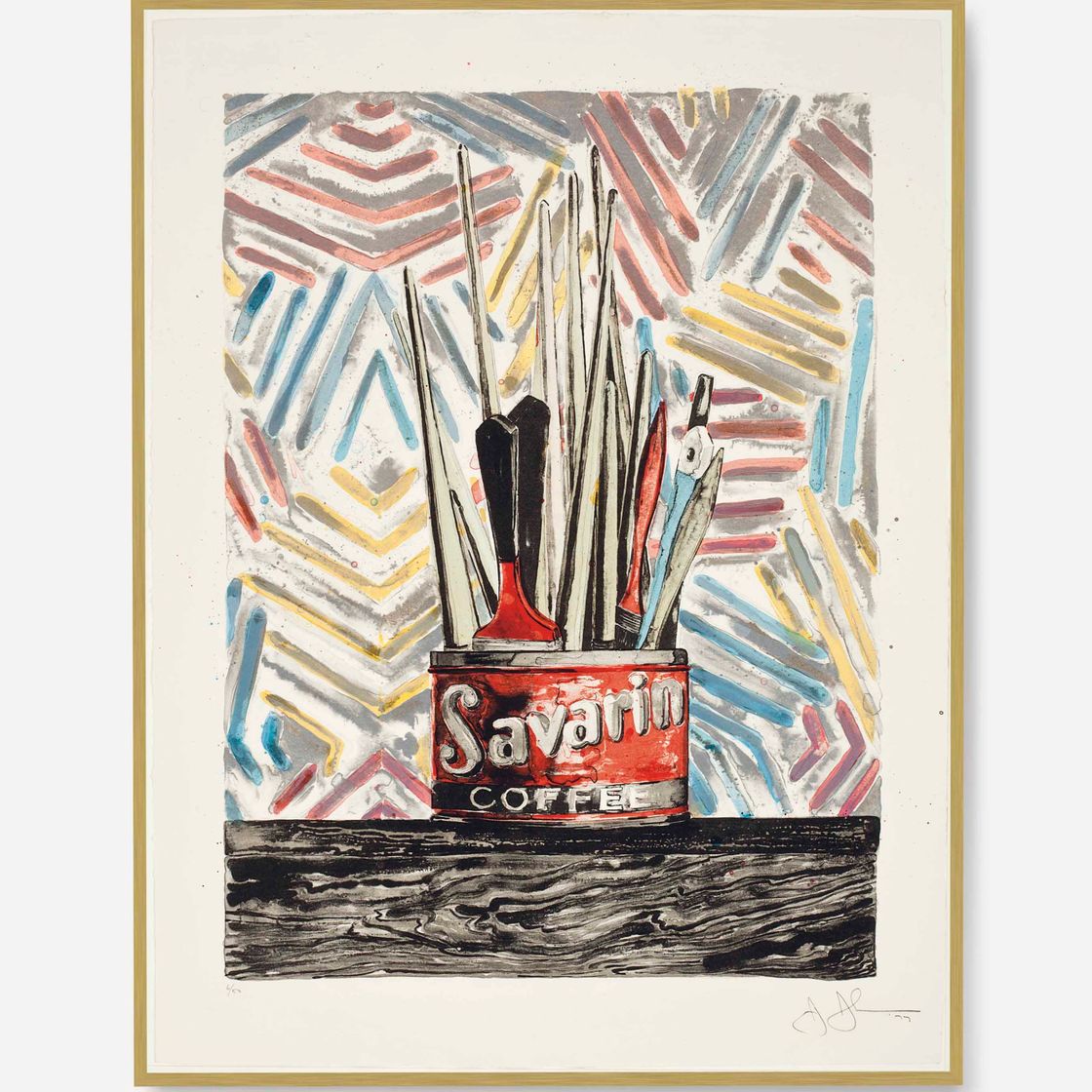Jasper Johns — Саварин (ULAE 183)