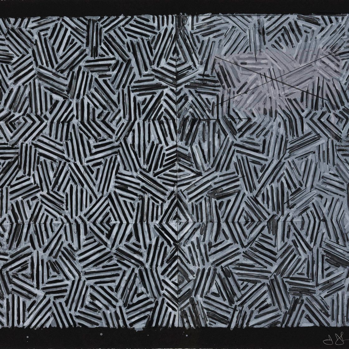 Jasper Johns — Труп и зеркало (ULAE 168)
