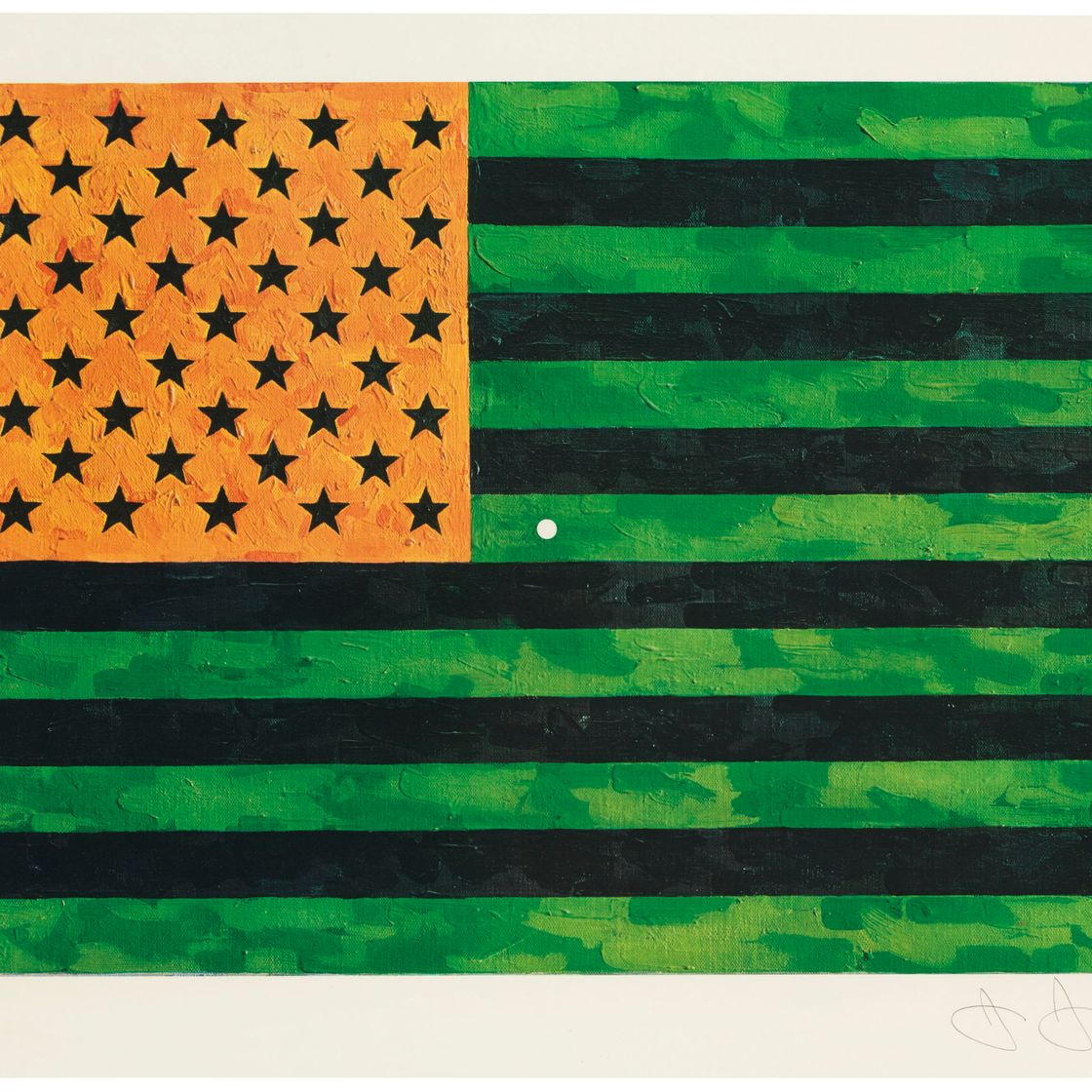 Jasper Johns — Флаг (мораторий)