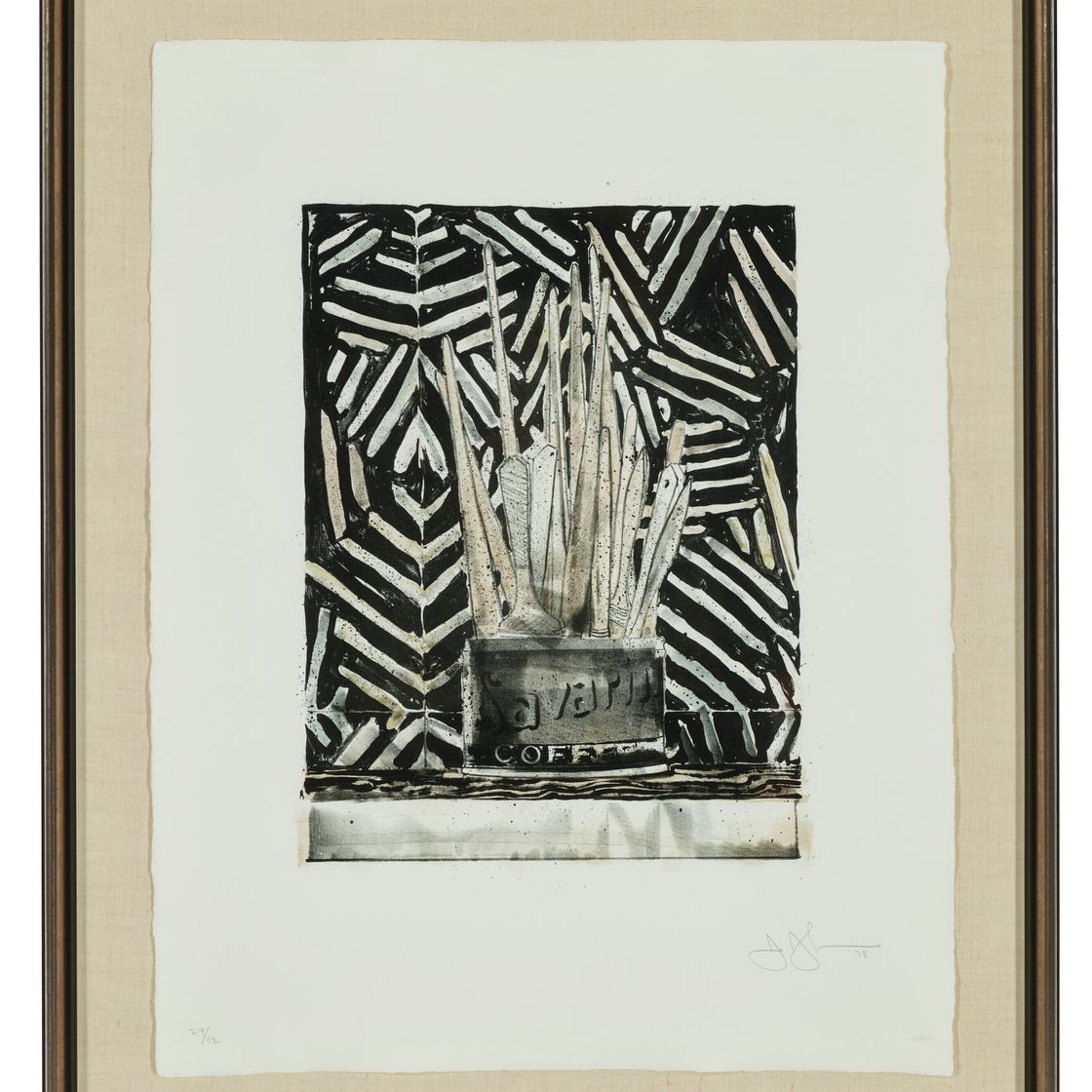 Jasper Johns — Саварин 5 (Труп и зеркало), изображение 2