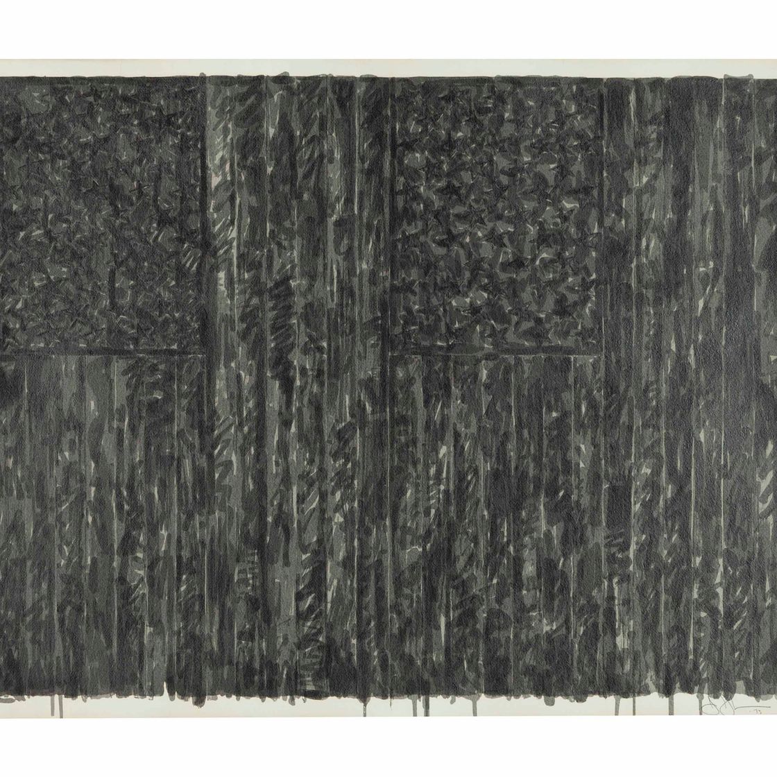 Jasper Johns — Флаги II