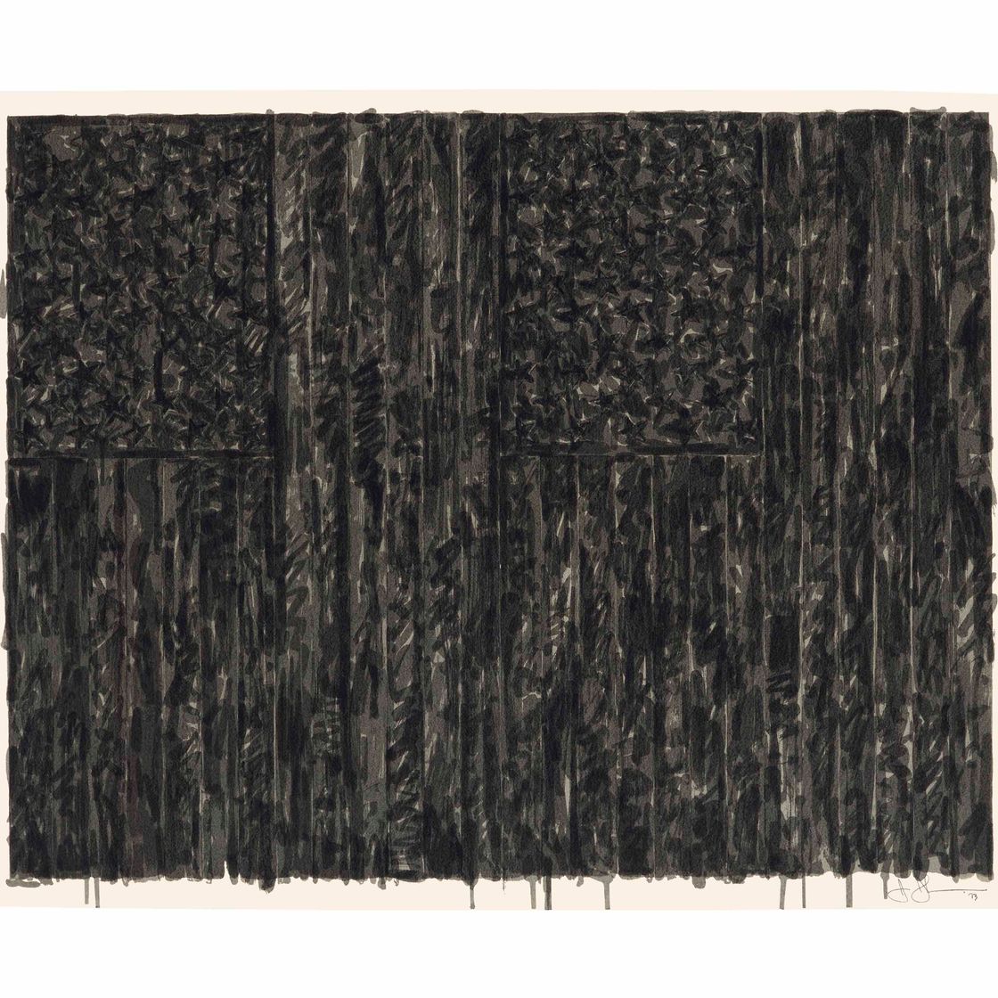 Jasper Johns — Флаги II
