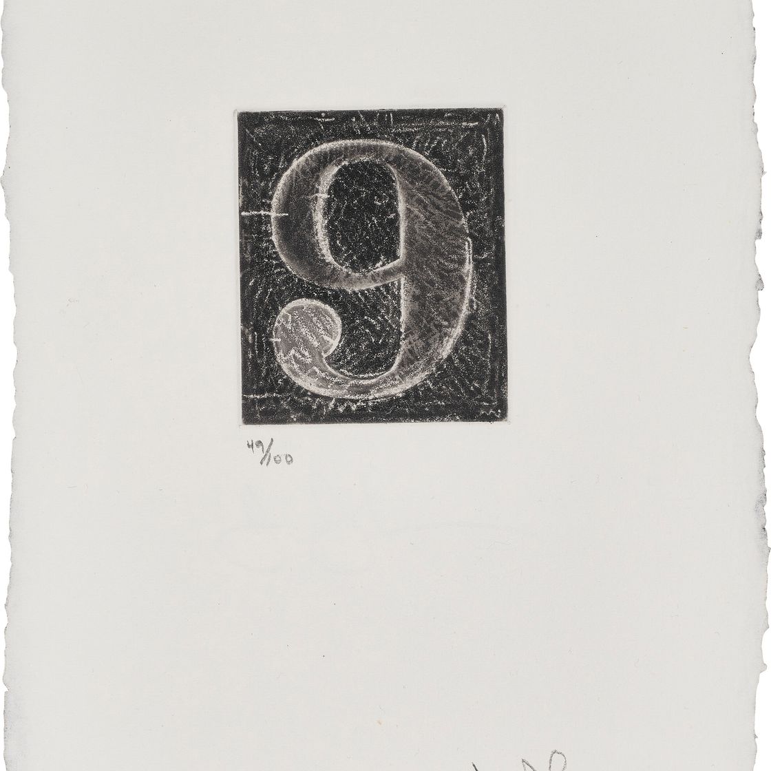 Jasper Johns — 0-9 (Набор из десяти цифр), изображение 11