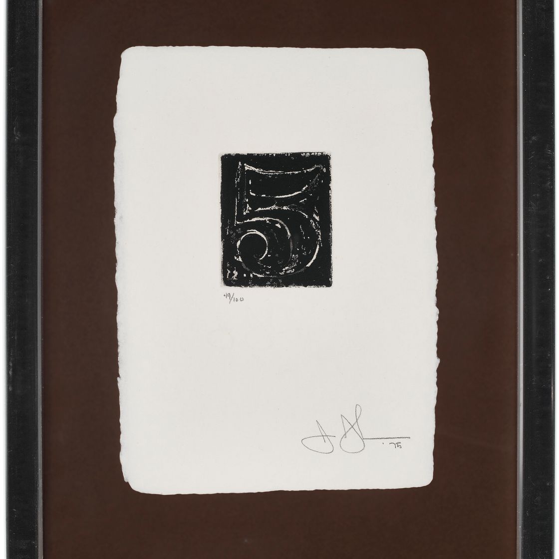 Jasper Johns — 0-9 (Набор из десяти цифр), изображение 17