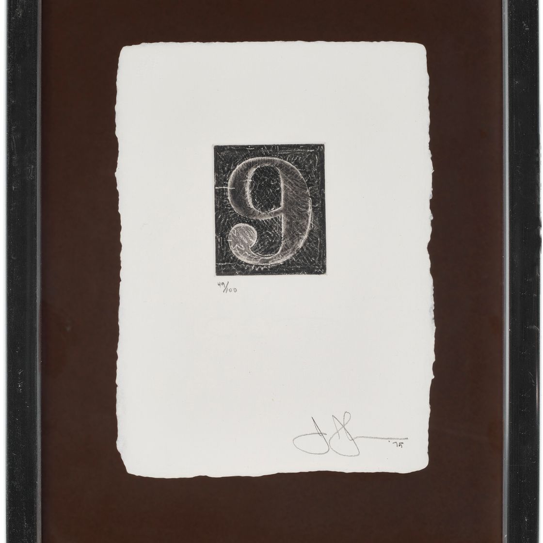Jasper Johns — 0-9 (Набор из десяти цифр), изображение 21