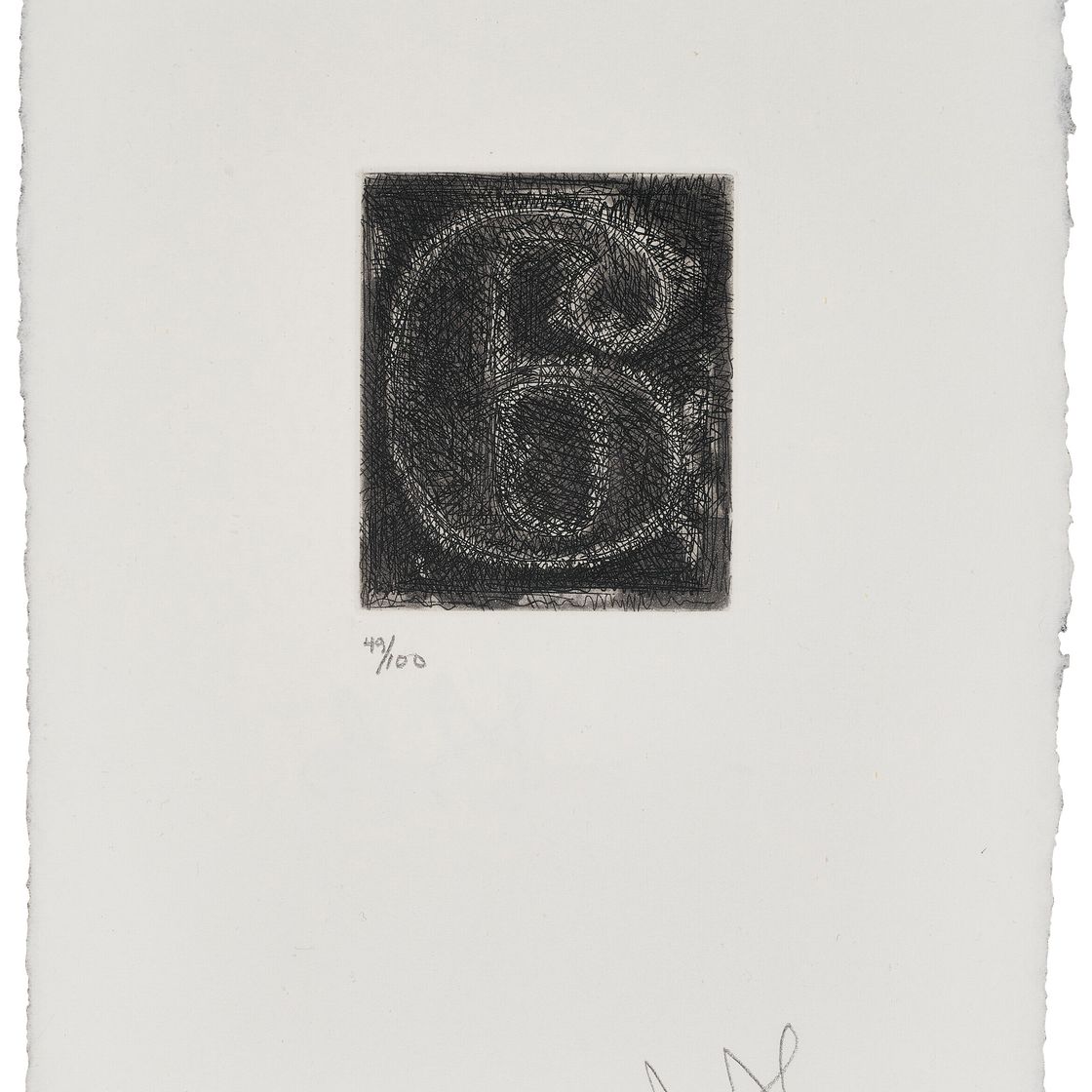 Jasper Johns — 0-9 (Набор из десяти цифр), изображение 8
