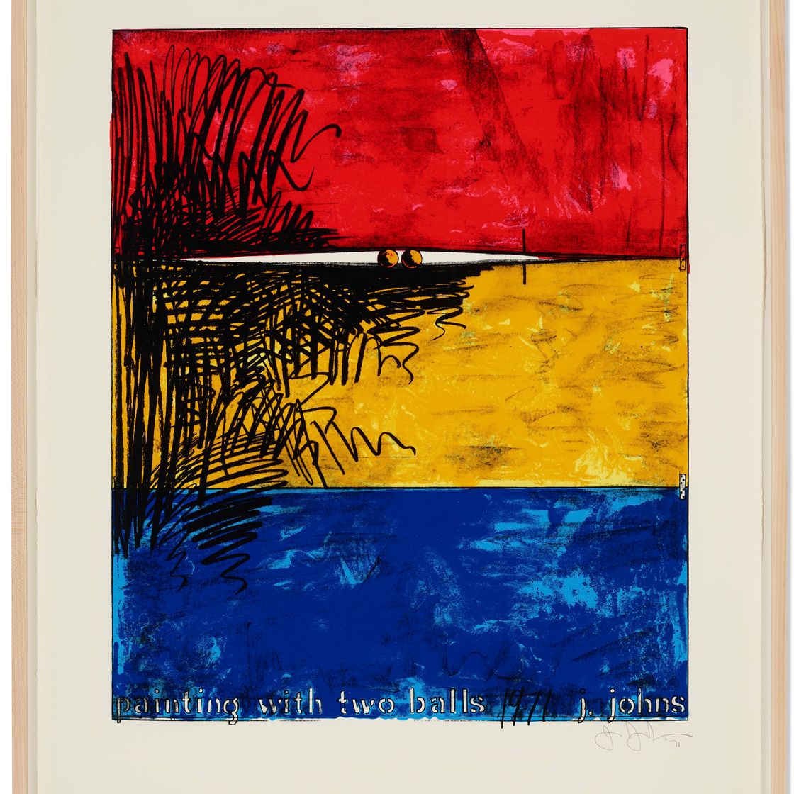 Jasper Johns — Рисование двумя шариками, изображение 2