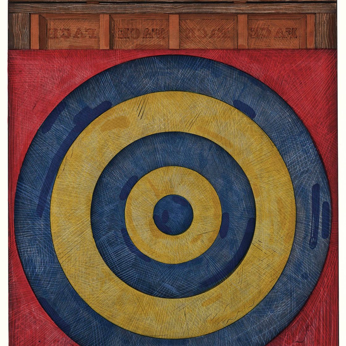 Jasper Johns — Мишень с четырьмя гранями (ULAE 203)