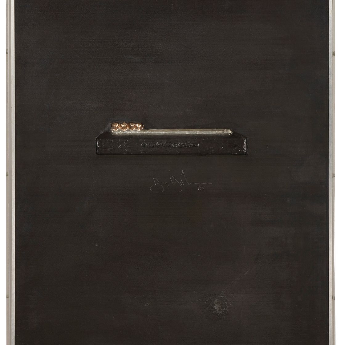 Jasper Johns — Критик улыбается со свинцовых рельефов, изображение 1