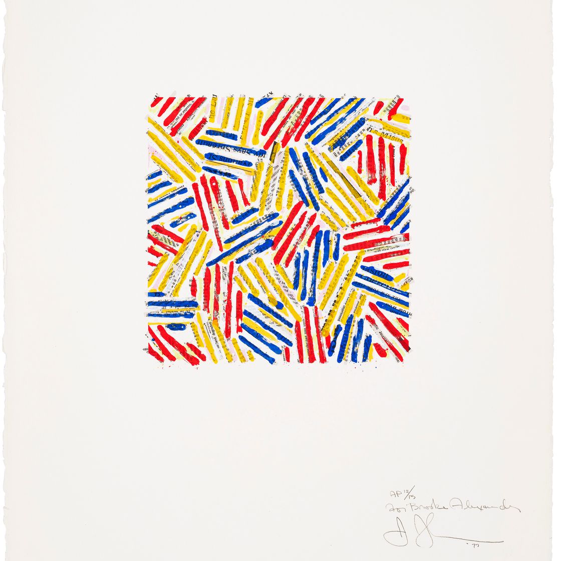 Jasper Johns — Без названия