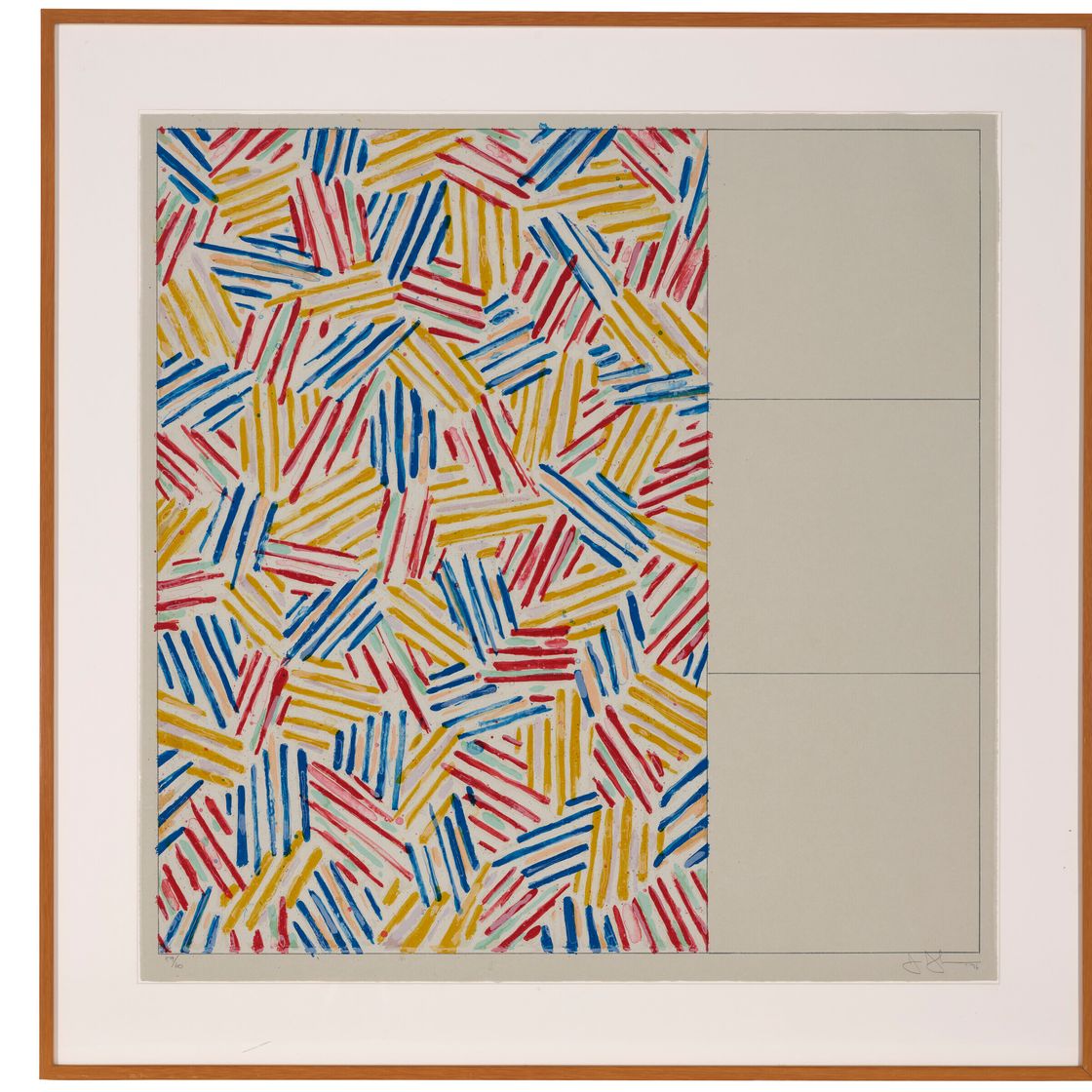 Jasper Johns — №1, из 6 литографий (после "БЕЗ НАЗВАНИЯ 1975"), изображение 2