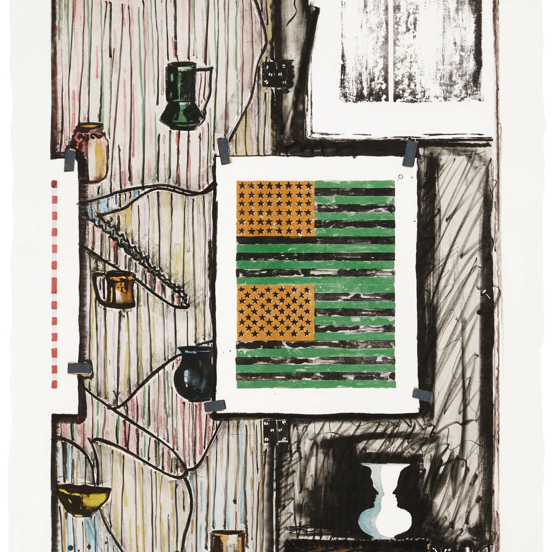 Jasper Johns — Чревовещатель